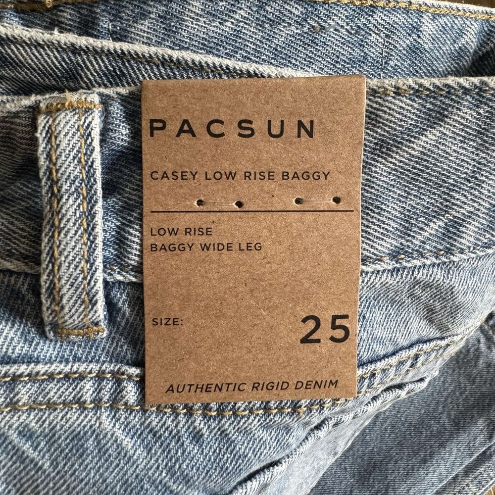 PacSun Casey Low Rise Baggy Jeans in Blue